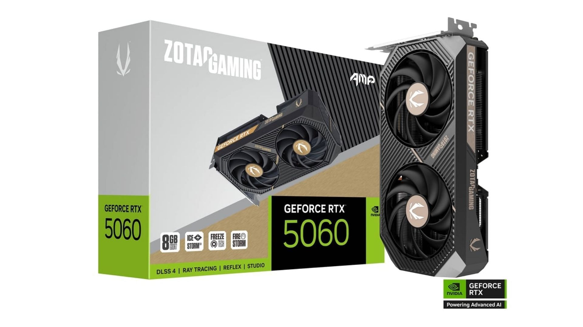 The RTX 5060 is designed for entry-level 1080p gaming at $299 (Image via Zotac)